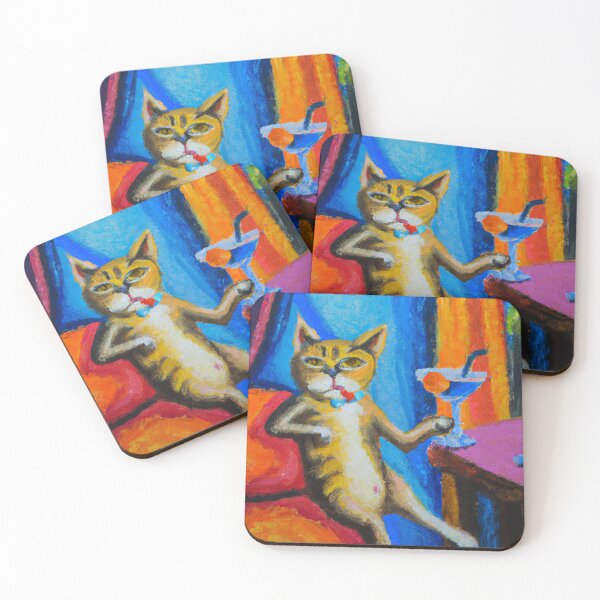 Item preview, Kitty at the bar designed and sold by catofnimes.