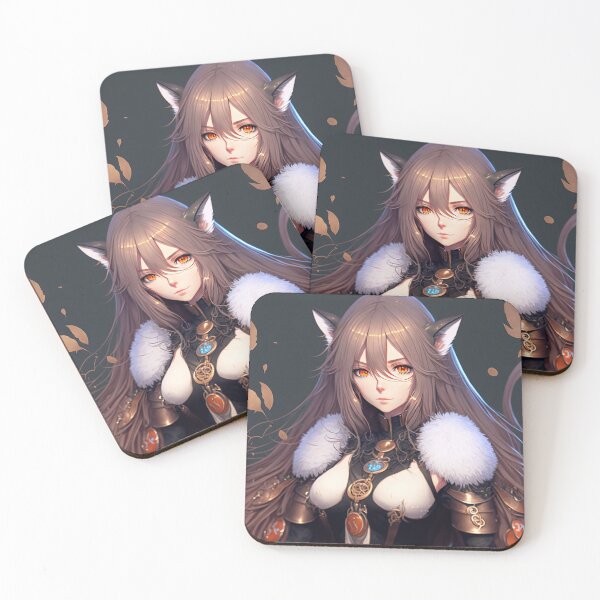 Item preview, Portrait of a fantasy female assassin, animal tribe designed and sold by PJGartui.