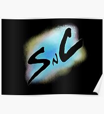 SnC Logo - Blue Poster