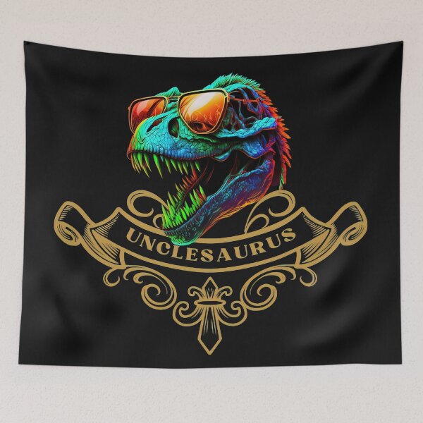 Item preview, UncleSaurus T Rex Dinosaur with Sunglasses Vintage Funny designed and sold by CoyoteStudio.