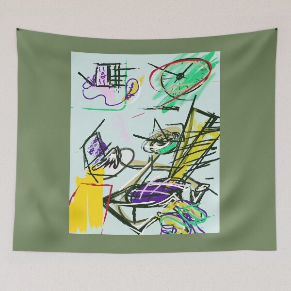 Item preview, skool neoexpressionism street art line art graffiti art designed and sold by HaskellBotsford.
