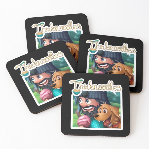 Item preview, Funny Boy & Pet Dog Cute Think Noodles Bowl Art Gaming   designed and sold by MLMapparel.
