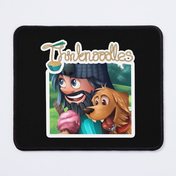 Item preview, Funny Boy & Pet Dog Cute Think Noodles Bowl Art Gaming   designed and sold by MLMapparel.