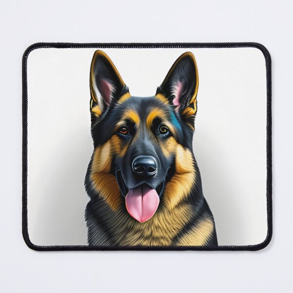 Item preview, German shepherd, charcoal drawing 5, Ai Generated Art designed and sold by ACC .