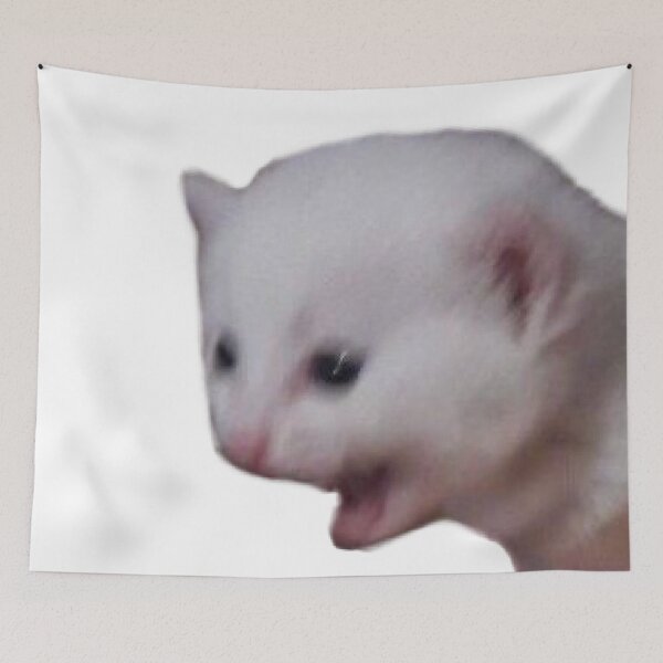 Item preview, Screaming kitten designed and sold by CoolMeowCat.