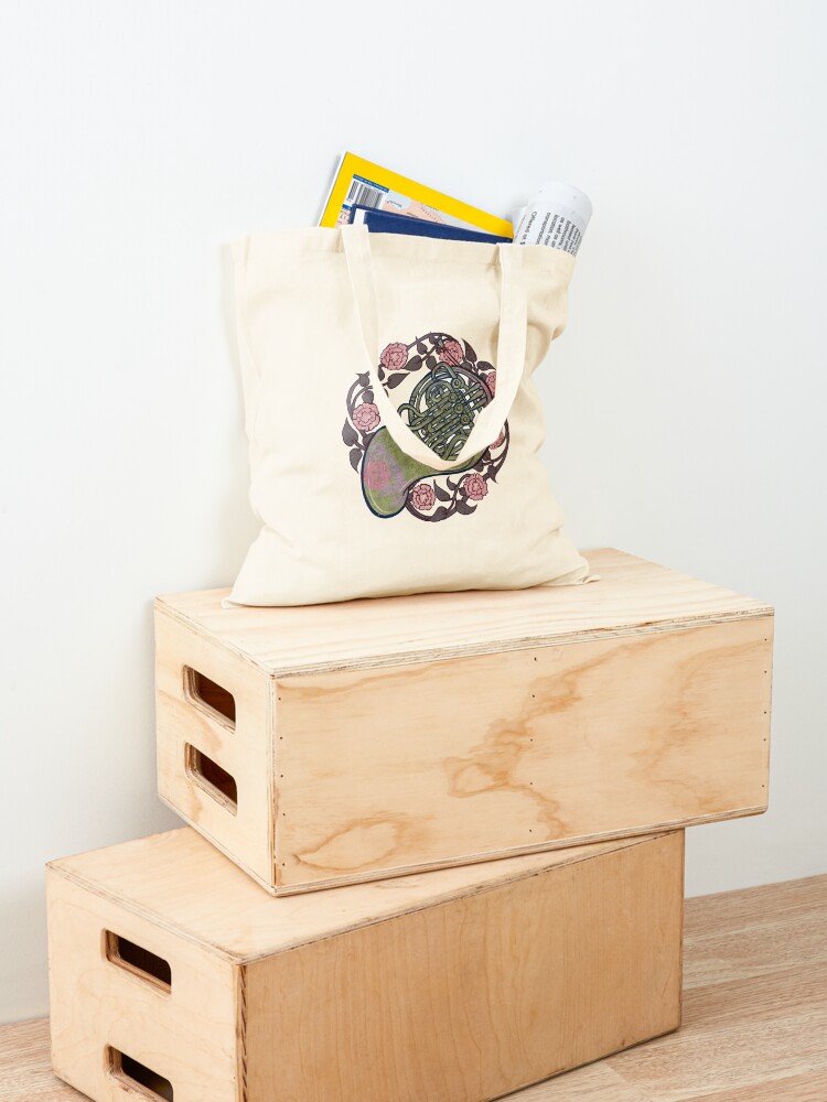 Thumbnail 4 von 5, Stofftasche, French Horn designt und verkauft von Boogiemonst.