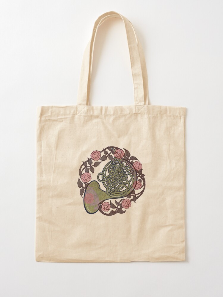 Thumbnail 2 von 5, Stofftasche, French Horn designt und verkauft von Boogiemonst.