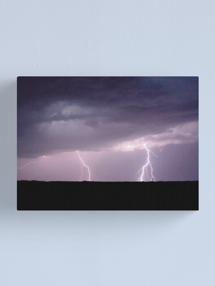 Alternate view of Best Little Lightning Show in Divide County Canvas Print
