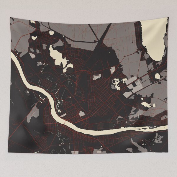Item preview, Daugavpils City Map of Latvia - Vector designed and sold by deMAP.