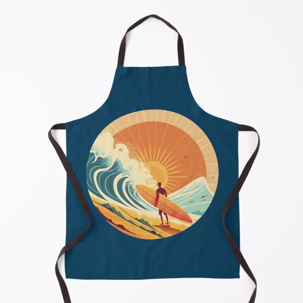 Item preview, Retro Vintage Surf Art, 1960s Endless Summer, Hawaii, California, Sun, Beach, Ocean designed and sold by Artefact3000.