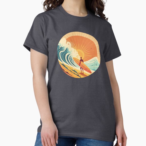 Item preview, Retro Vintage Surf Art, 1960s Endless Summer, Hawaii, California, Sun, Beach, Ocean designed and sold by Artefact3000.