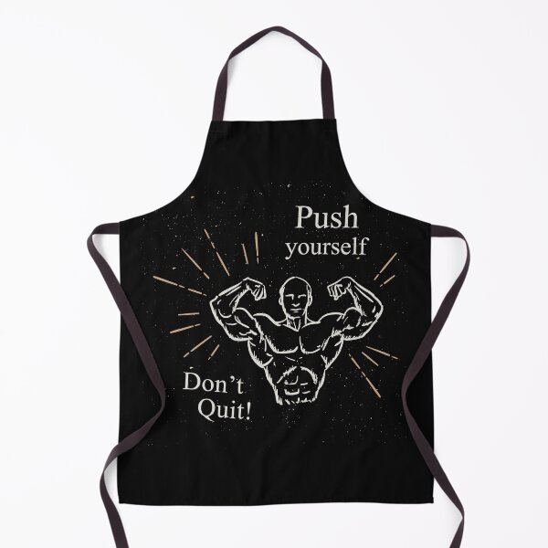 Item preview, push yourself don't quit! designed and sold by ikrame-shop.