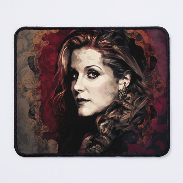 Item preview, Lisa Marie Presley Portrait Art Nouveau Style designed and sold by ThatsTheStyle.
