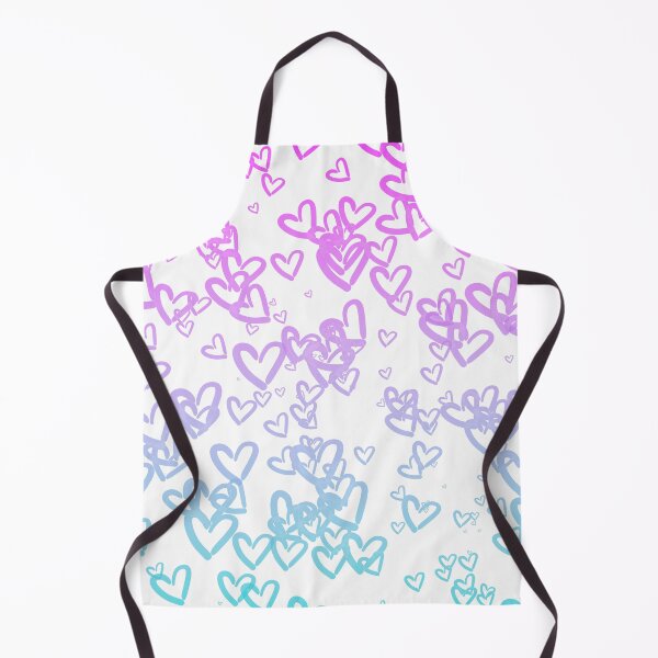 Item preview, Hearts Gradient - Light Blue designed and sold by FinapplePudding.