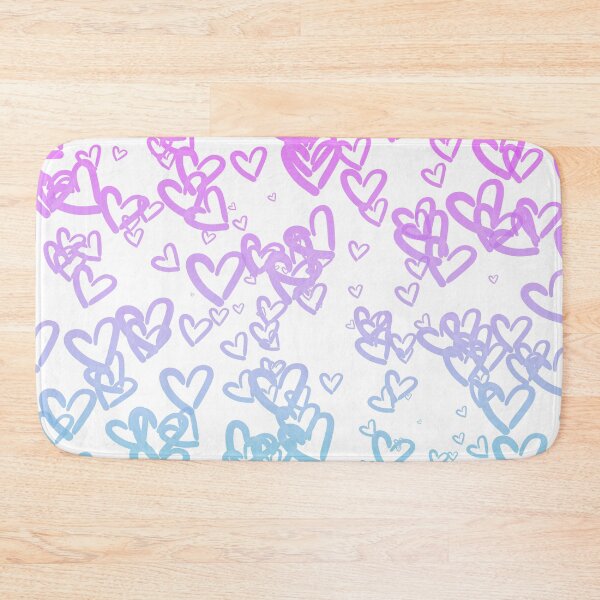 Item preview, Hearts Gradient - Light Blue designed and sold by FinapplePudding.