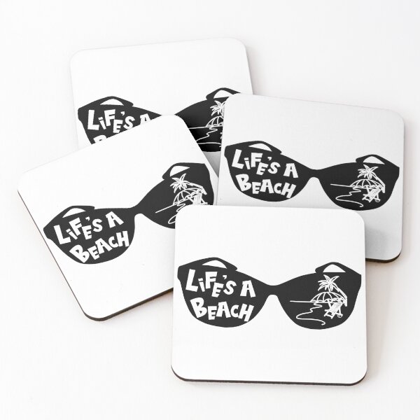 Item preview, Life's a Beach, Funny sunglasses life quote designed and sold by CrafTeeMrsB.