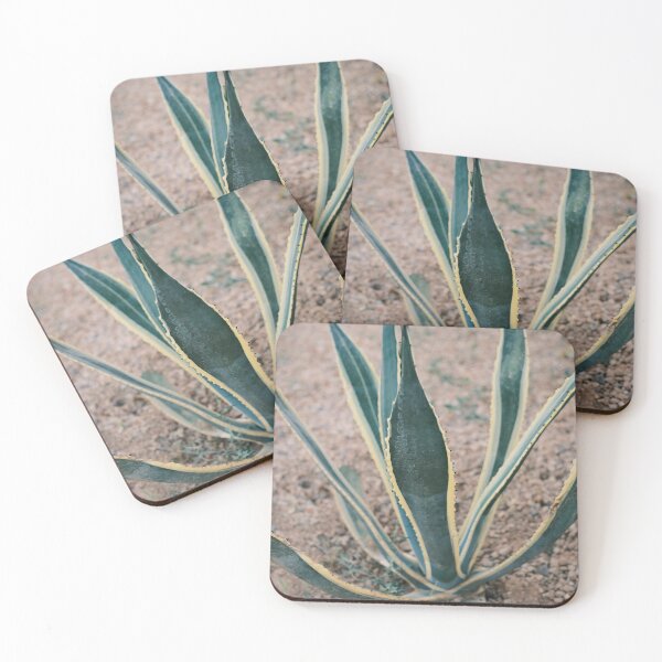Item preview, Agave cactus in the red sand / Ibiza Nature & Travel Photography designed and sold by Diana van Neck.