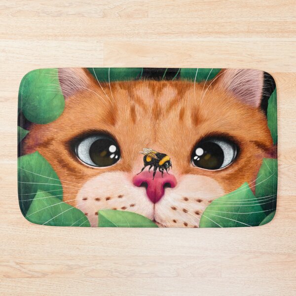 Item preview, Cat in the leaves designed and sold by Valeriya Korenkova Kodamorkovkart.