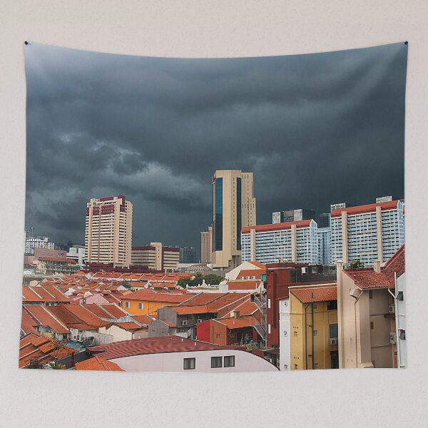 Item preview, Stormy Sky Over Singapore designed and sold by Marylou Badeaux.
