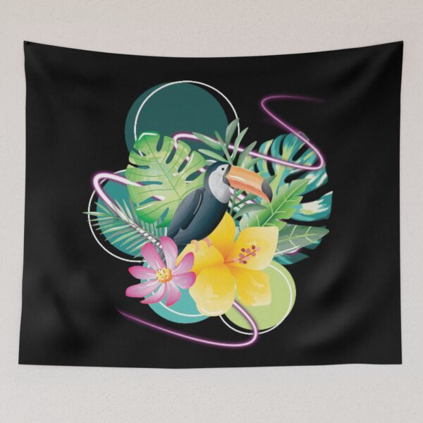 Item preview, Tropical Toucan Abstract Tropical Design designed and sold by Paula Helit.