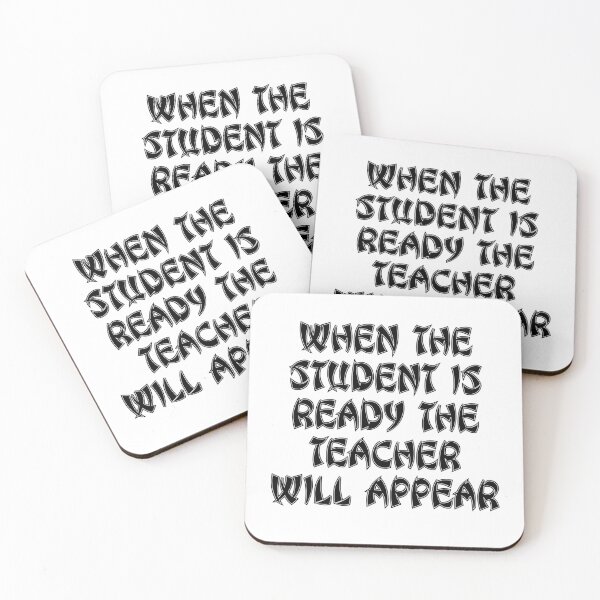 Item preview, When The Student Is Ready The Teacher Will Appear designed and sold by JourneyCreative.