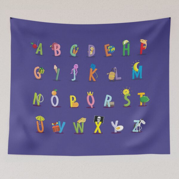 Item preview, Alphabet for kids | letters with objects - learning for kids designed and sold by gifts-ideas.
