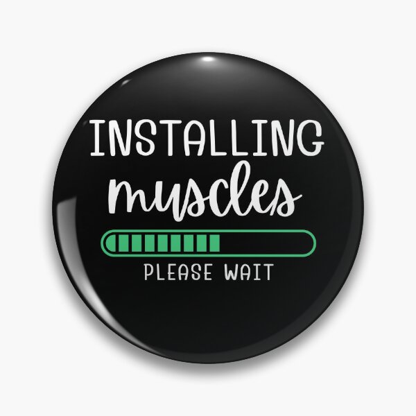 Item preview, Installing Muscles Please Wait Fitness Quote  Workout Saying  designed and sold by Sasikharn.