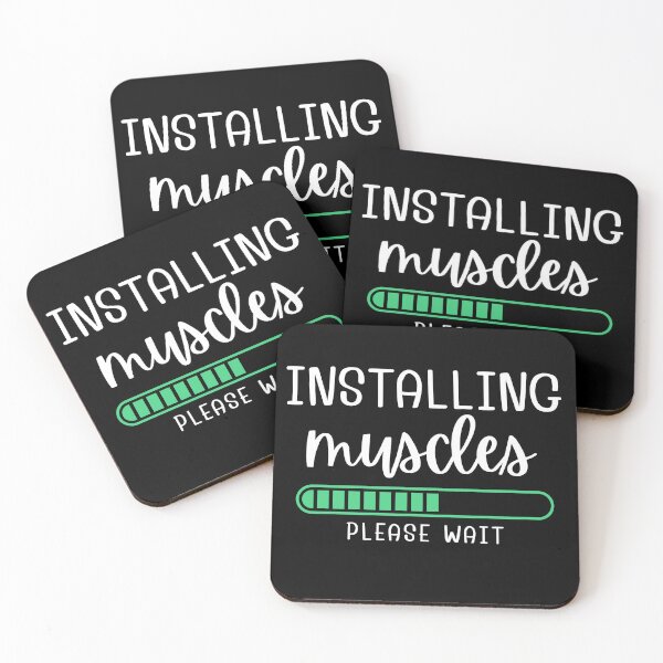 Item preview, Installing Muscles Please Wait Fitness Quote  Workout Saying  designed and sold by Sasikharn.