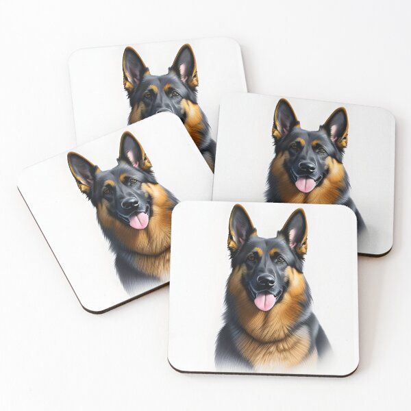 Item preview, German shepherd, charcoal drawing 5, Ai Generated Art  designed and sold by ACC .