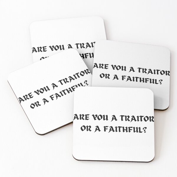 Item preview, ARE YOU A TRAITOR OR A FAITHFUL? designed and sold by HydrangeaHollow.