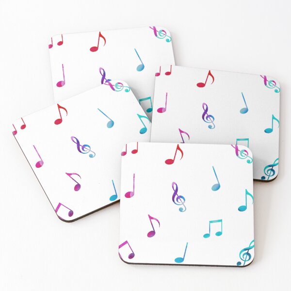 Item preview, Rainbow Watercolor Music Notes Multipack 12pcs26 designed and sold by AlexNienow.