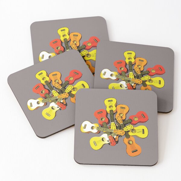 Item preview, Ukulele Assembly - Colorful Ukuleles designed and sold by piesdesignart.
