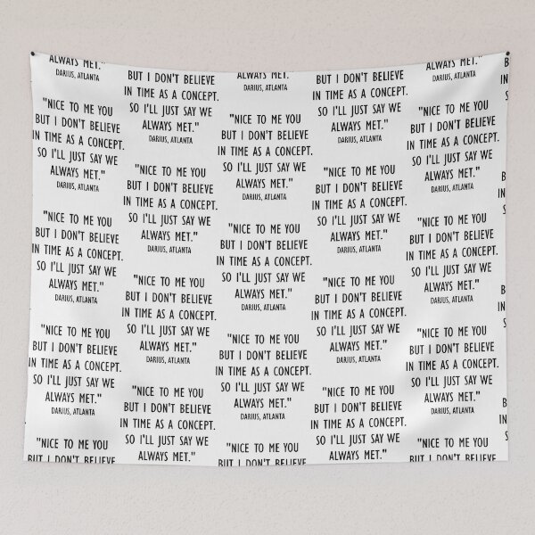 Item preview, Darius Atlanta - Quote designed and sold by RyansCritterArt.