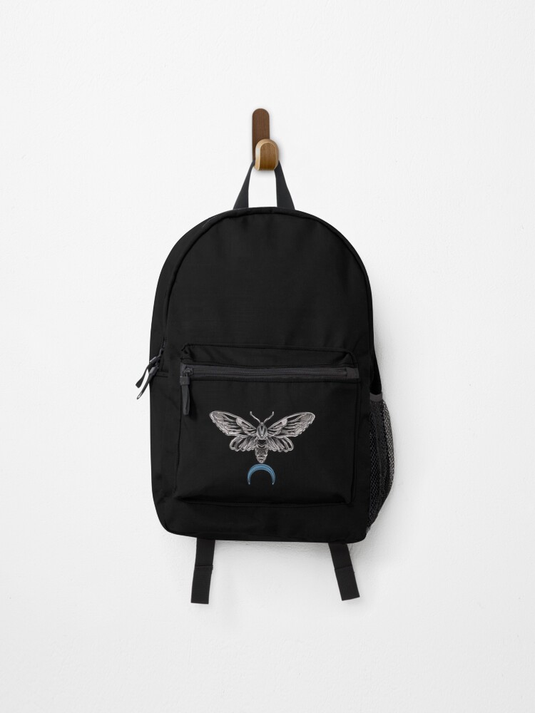 Thumbnail 1 of 3, Backpack, Butterfly and moonlight designed and sold by RoddandCone.