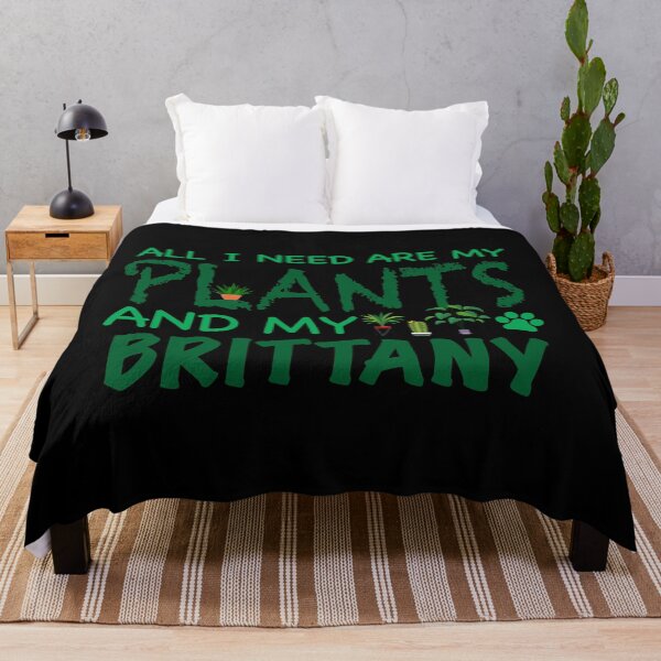 Item preview, All I Need Are My Plants and My Brittany - Dog designed and sold by CJC Designs.