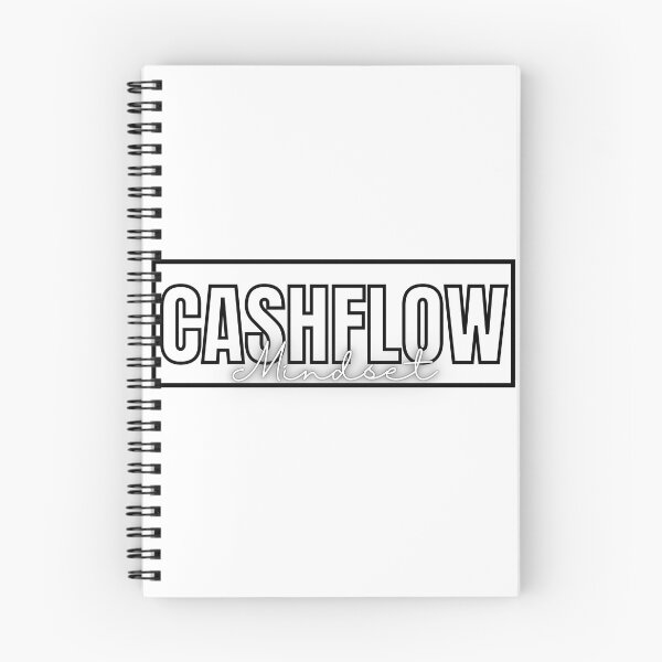 Item preview, CASHFLOW Mindset black and white poster  designed and sold by KingsManKind.