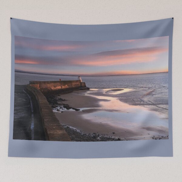 Item preview, Burghead Breakwater at Sunset, Moray Scotland. designed and sold by PhotosEcosse.