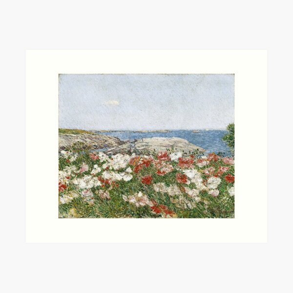 Aperçu de l'œuvre Coquelicots sur les îles de Shoals - Childe Hassam créée et vendue par tomorrowsart.