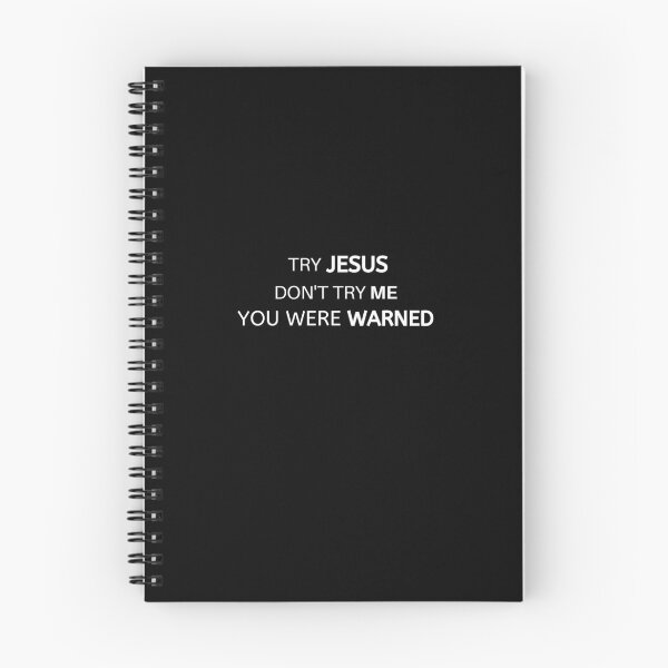 Item preview,  Try Jesus But Don't Try Me designed and sold by DareDreams.