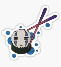 Spirited Away No Face sushi sticker Sticker