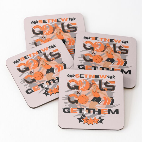Item preview, Set New Goals And Go Get Them. Basketball designed and sold by EmmaBazz.