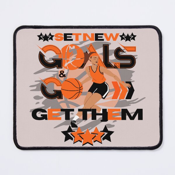 Item preview, Set New Goals And Go Get Them. Basketball designed and sold by EmmaBazz.