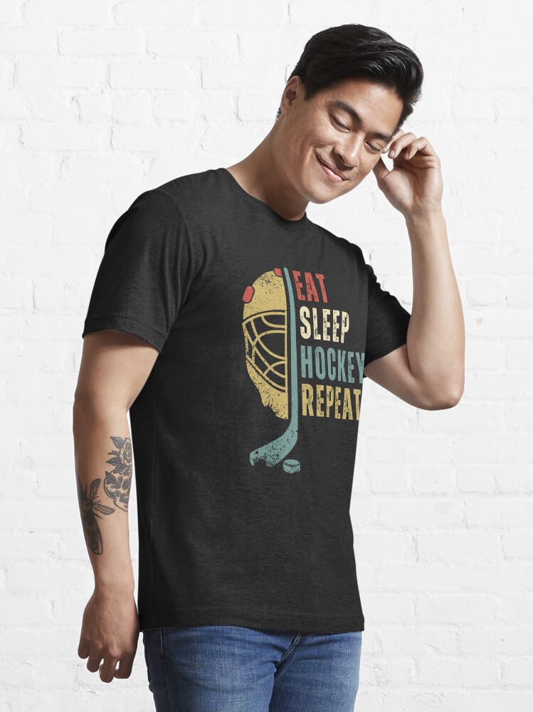 Eat Sleep Hockey Repeat T-shirt Funny Hockey Shirts Hockey 