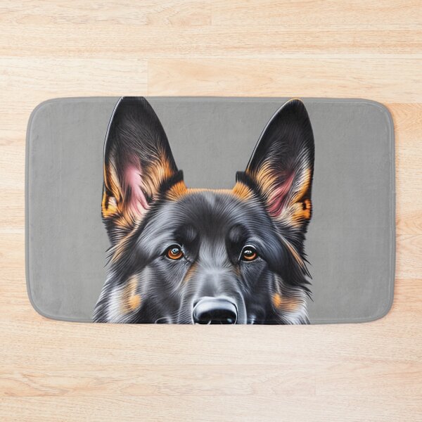Item preview, Happy German shepherd, charcoal drawing, Ai Generated Art  designed and sold by ACC .