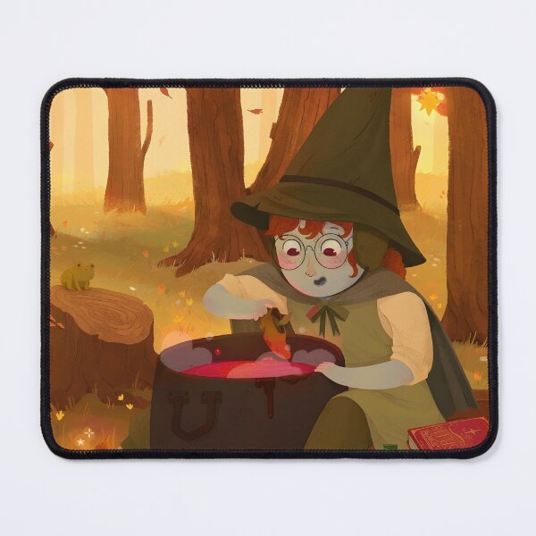 Item preview, Witch Brewing Potion in a Cauldron designed and sold by abpricot-illo.