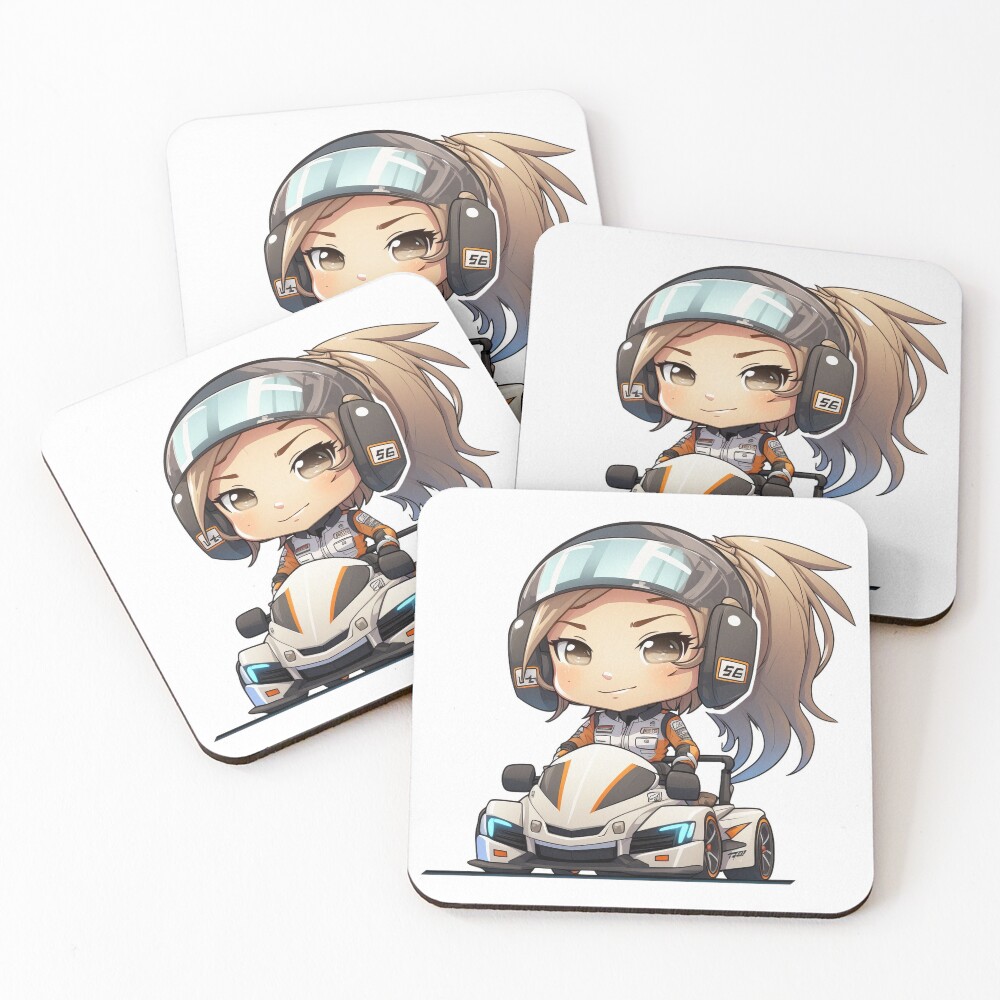 Item preview, Coasters (Set of 4) designed and sold by TheChibiStore.