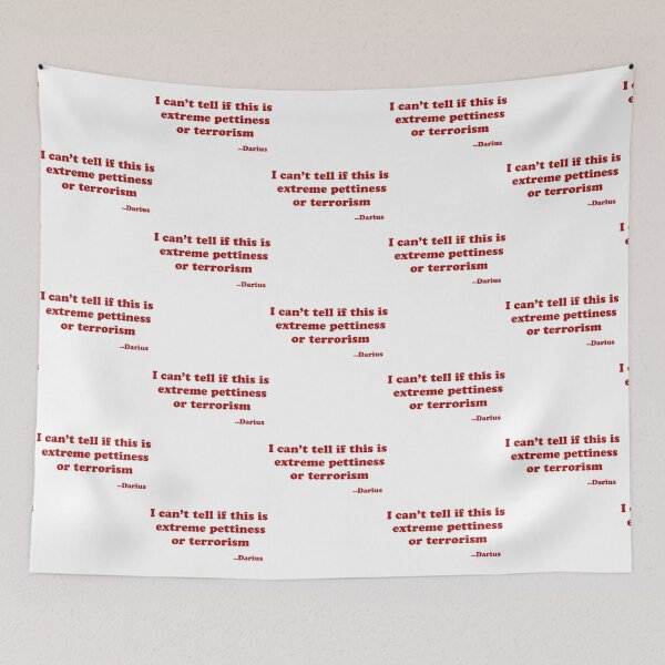 Item preview, I can't tell if this is extreme pettiness or terrorism   designed and sold by ExcellenceCoQ.
