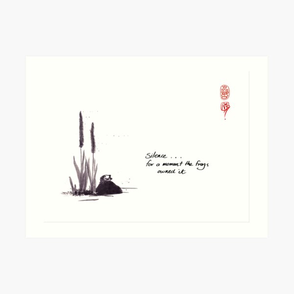 silence Art Print