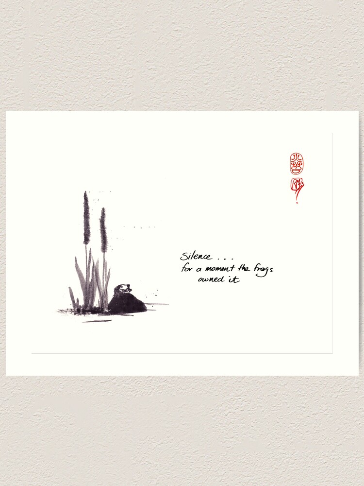 Alternate view of silence Art Print