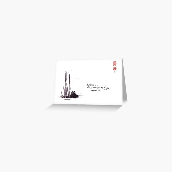 silence Greeting Card